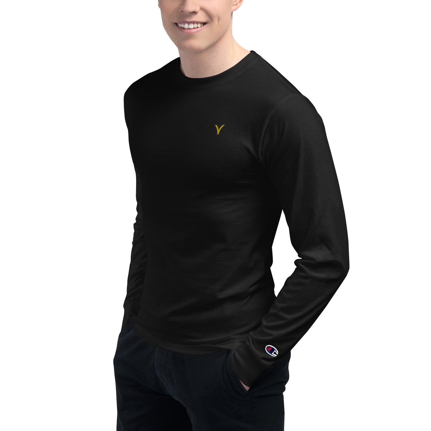 Men's Champion Long Sleeve Shirt - Skanderbeg Legacy