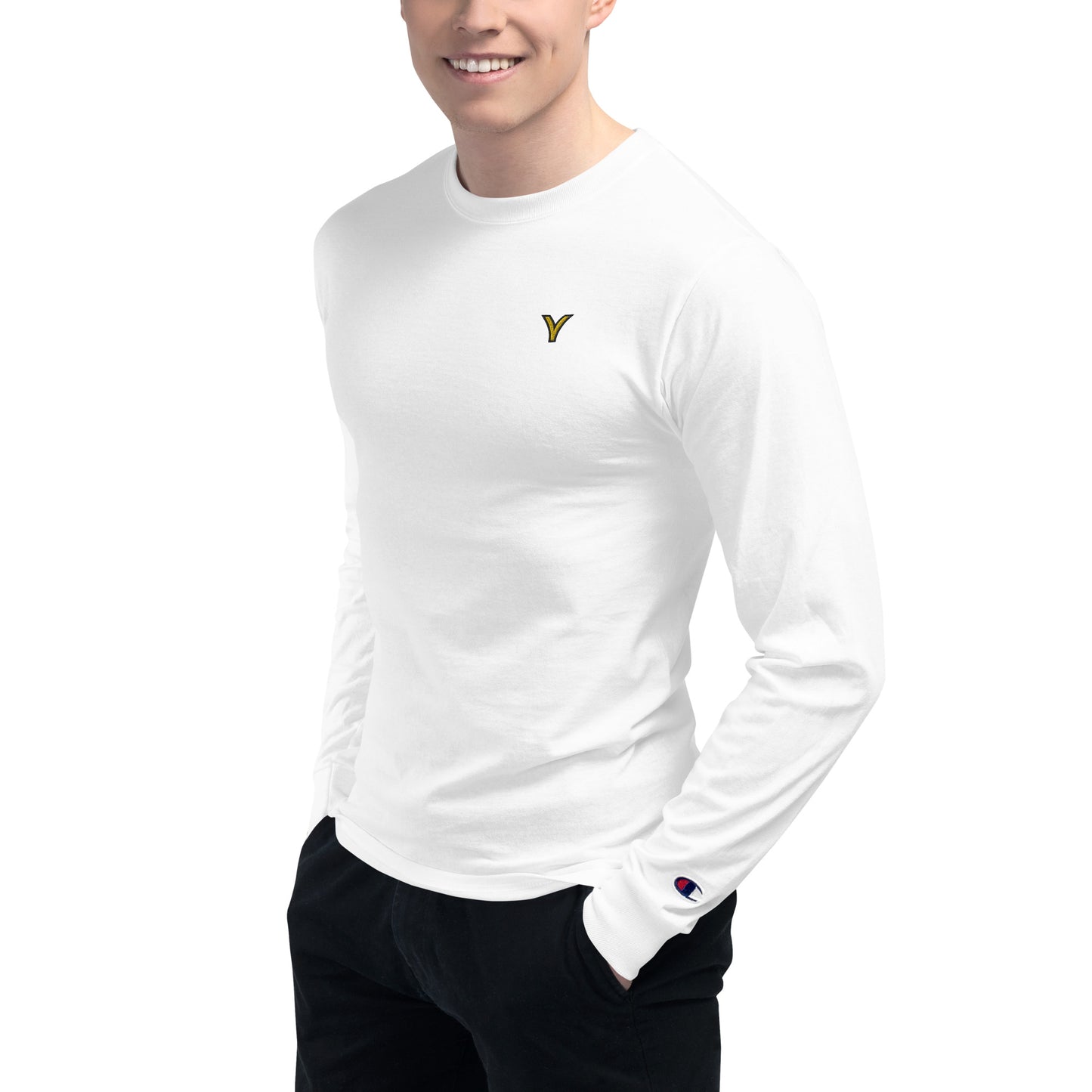 Men's Champion Long Sleeve Shirt - Skanderbeg Legacy