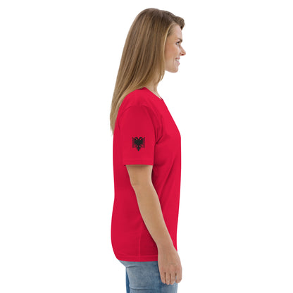 Unisex organic cotton t-shirt - Skanderbeg Legacy